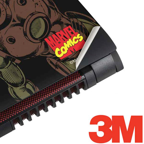 Marvel Classic Comics Iron Man Action Vintage Dell Inspiron Skin
